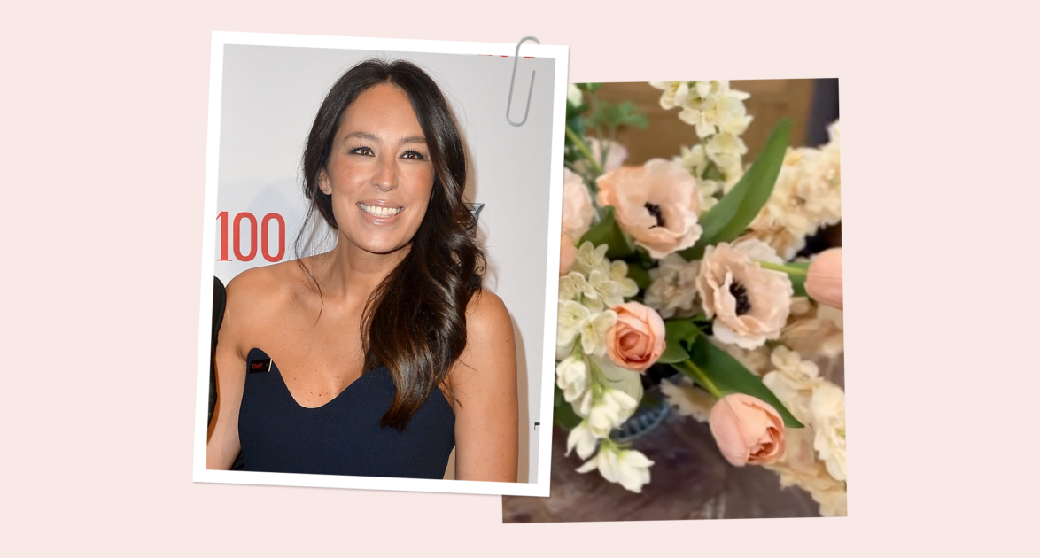 Joanna Gaines Just Shared Her Trick for a Stunning (Faux) Floral Arrangement—And I Can't Wait to Try It