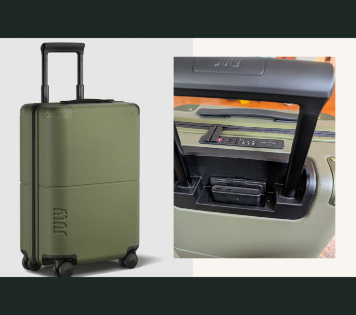 july luggage and powerbank