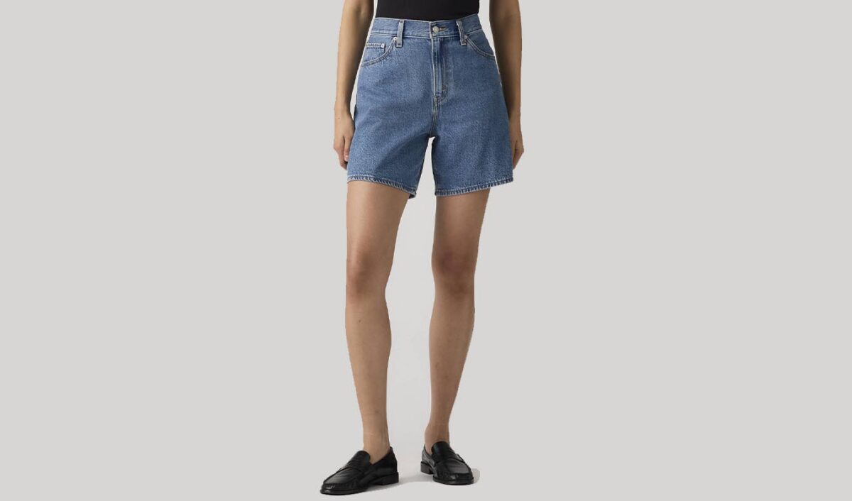 The Levi's High-Rise Baggy Lightweight Shorts.