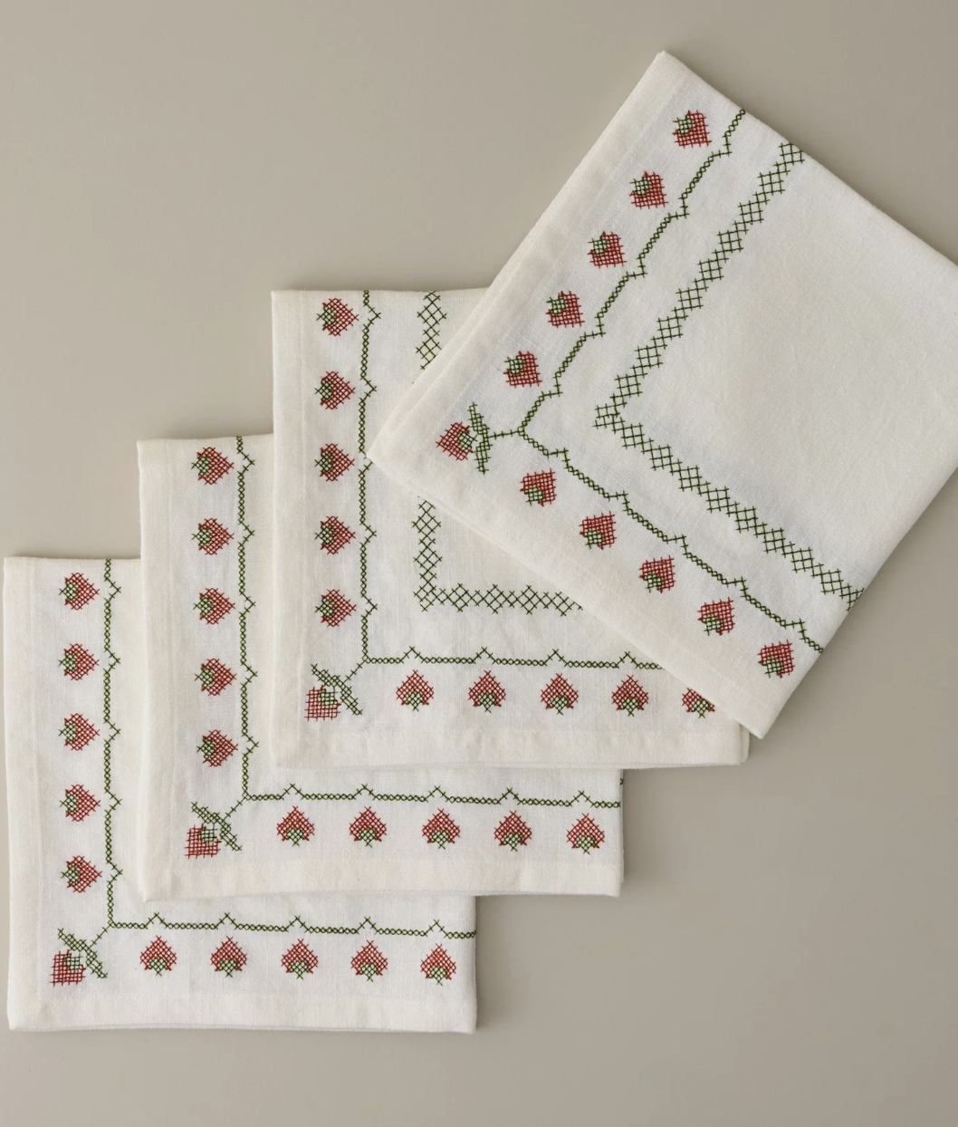 strawberry napkins