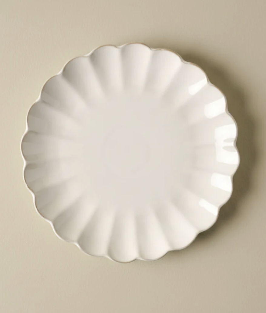 scalloped plate