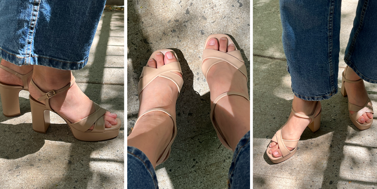 margaux shoes review: paloma platform sandal