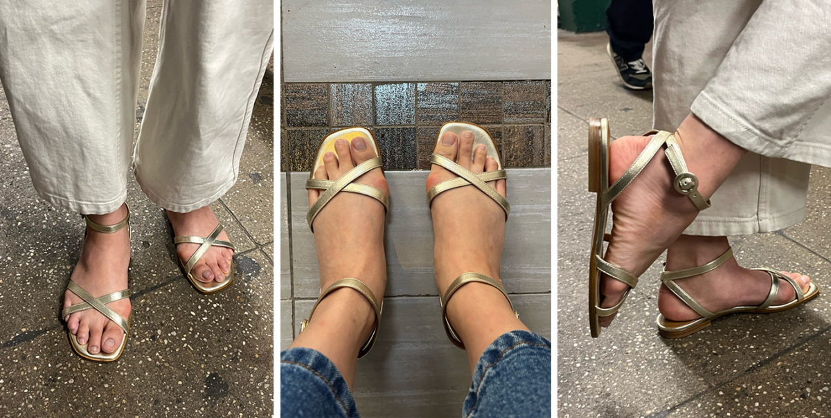 margaux shoes review: the flat sandal
