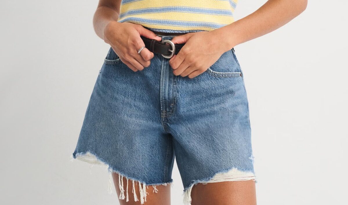 The Abercrombie & Fitch Curve Love Loose Shorts.