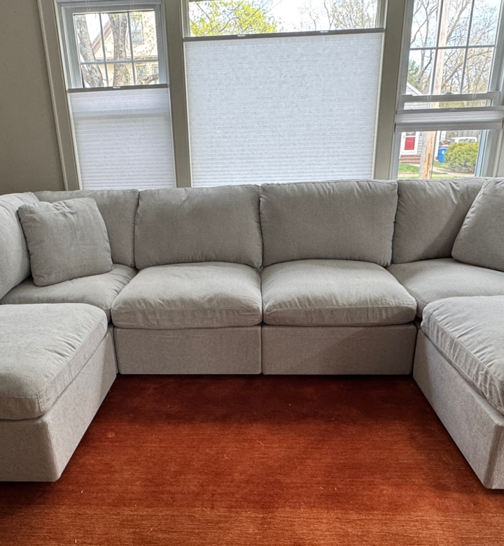 sofa in living room