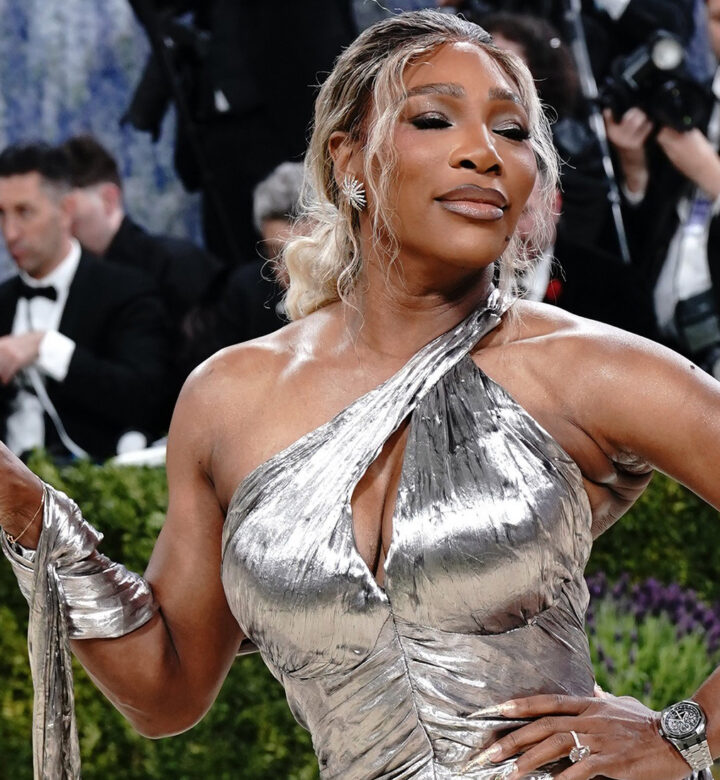 serena williams leopard skirt slo-mo video