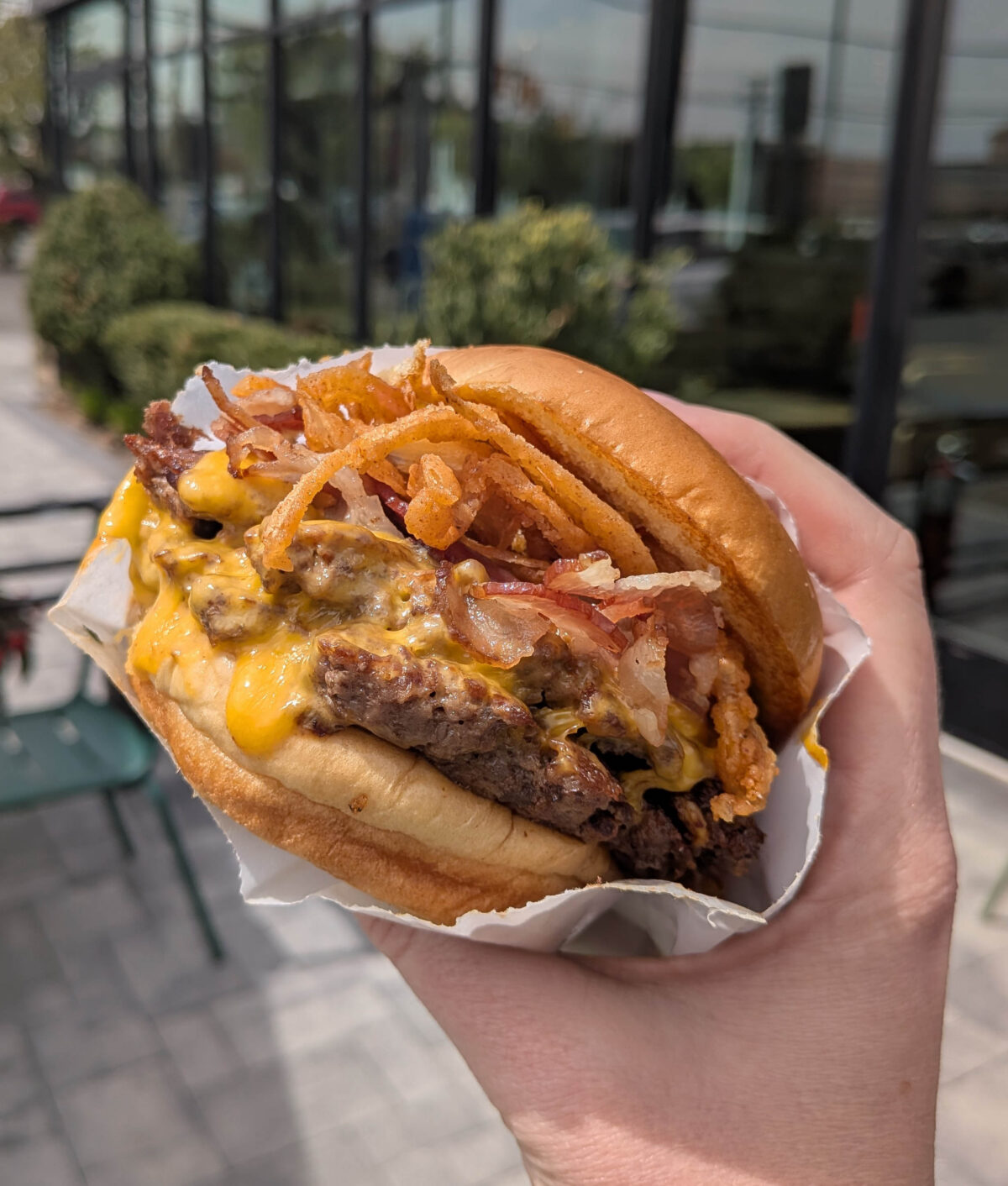 smoky bbq burger