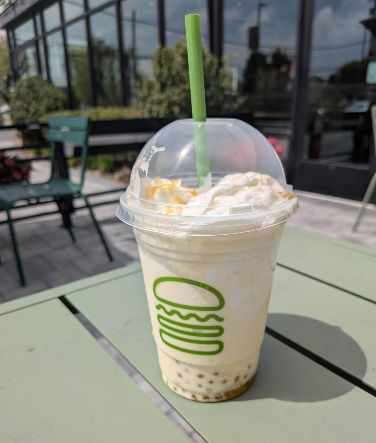 mango boba shake