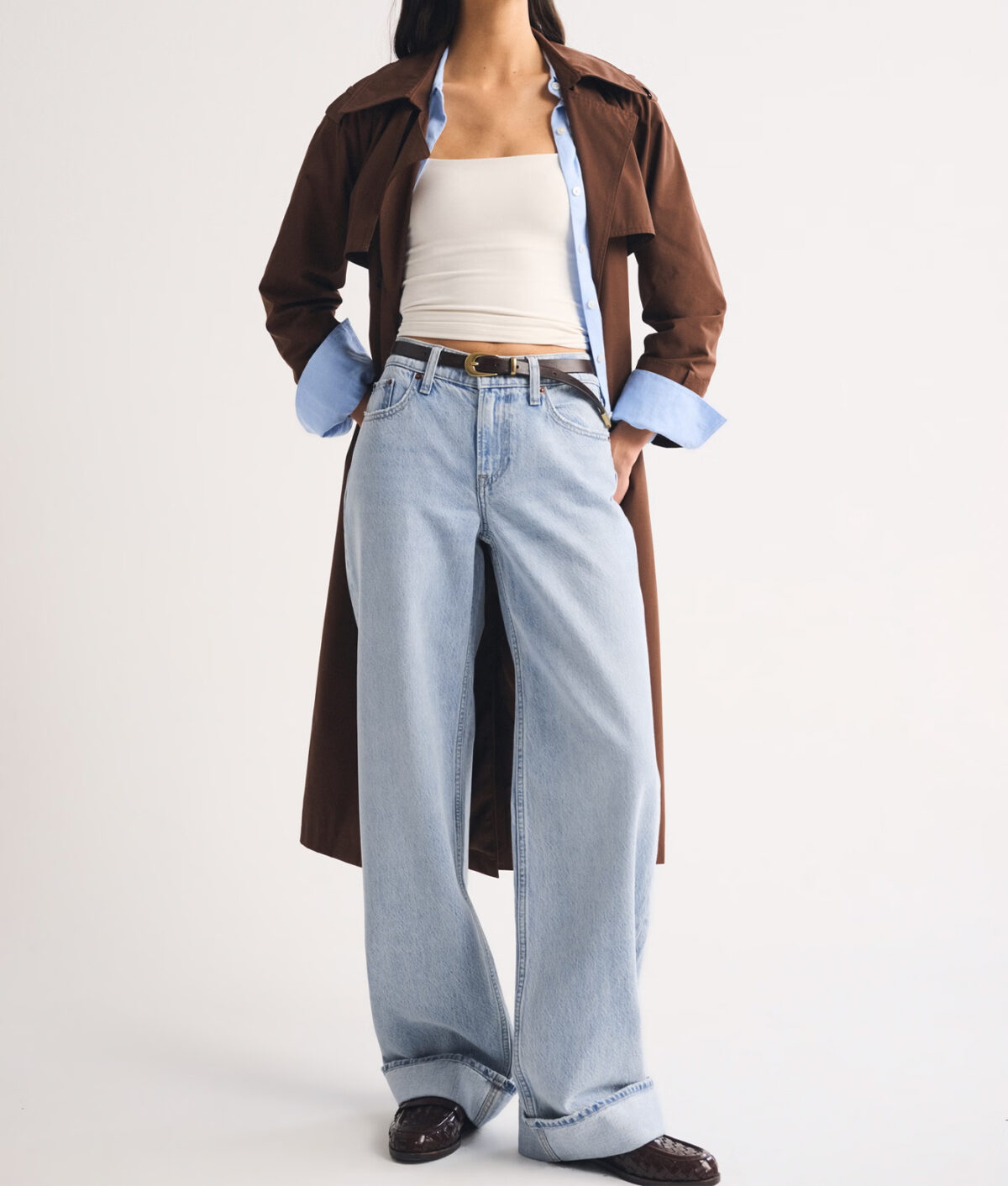 taylor swift wide leg jeans knicks: abercrombie & fitch ultra low rise jeans