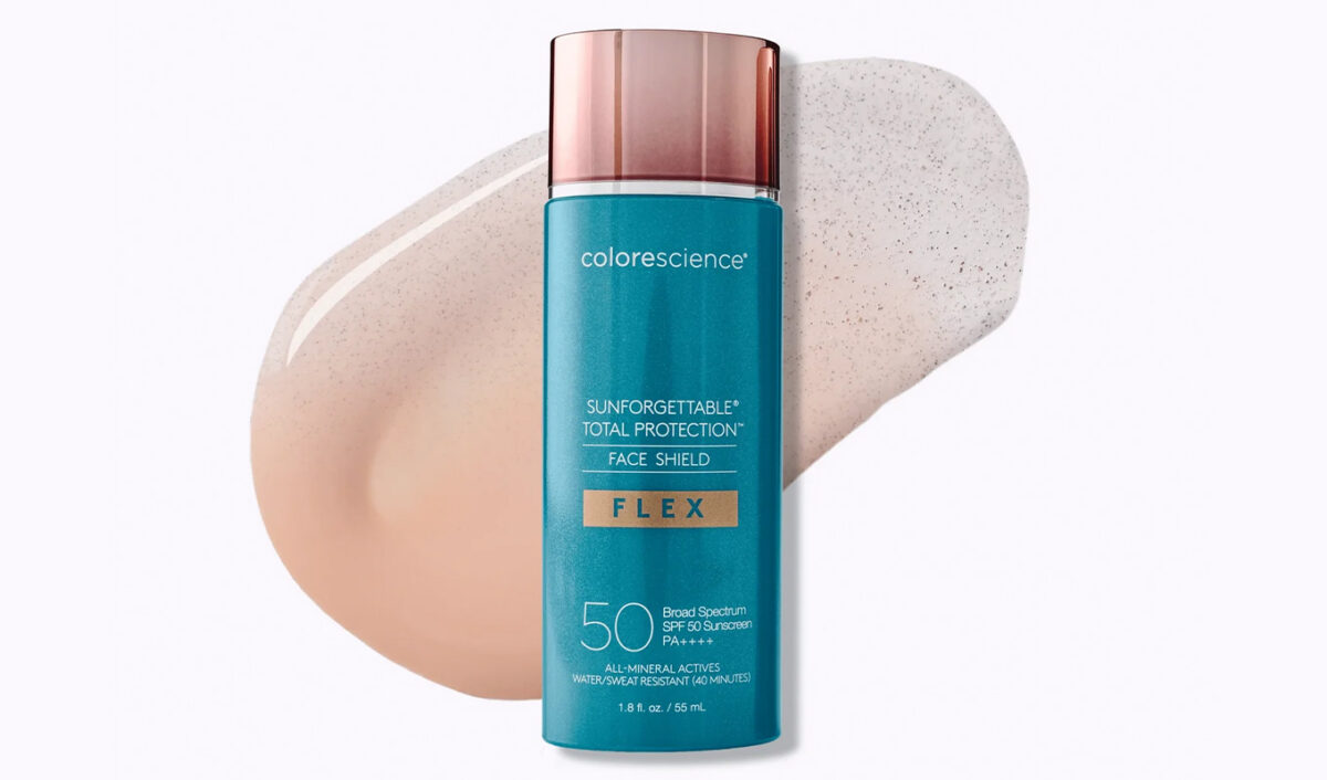 The Colorescience Sunforgettable Total Protection Face Shield Flex SPF 50.