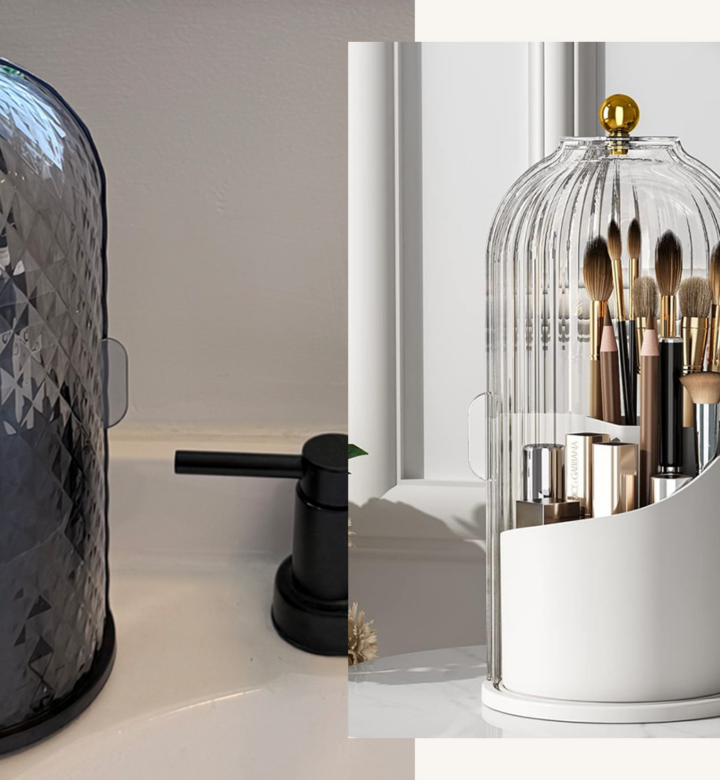 Amazon Domed Bathroom Organizer Prime Day Review, original photo by Stephanie Maida