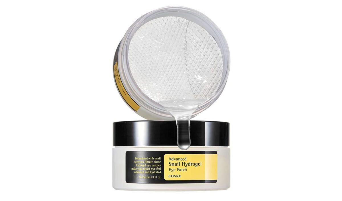 The Cosrx Advanced Snail Mucin Hydrogel Eye Patches.