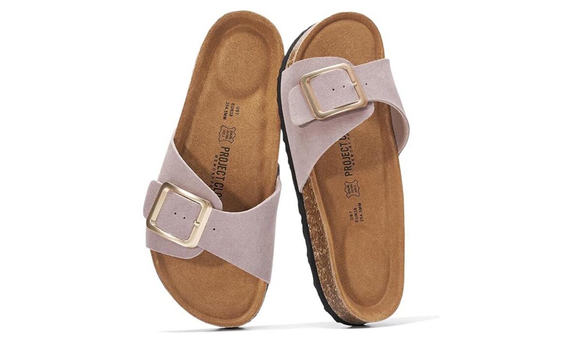 The Project Cloud Genuine Leather Sandals.