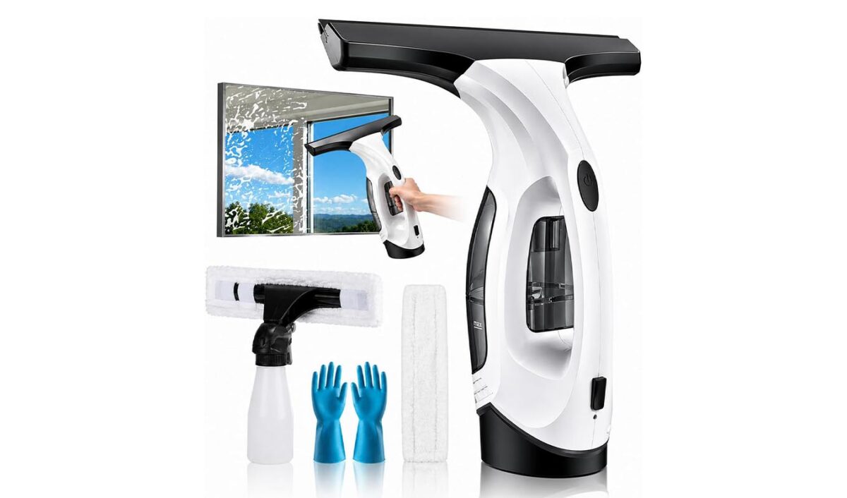 The Yardsignup Window Vacuum Squeegee Electric Cleaner.