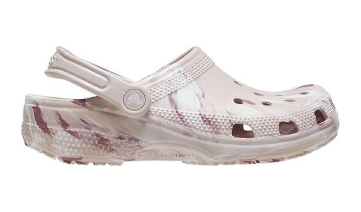 The Crocs Classic Marbled Tie-Dye Clogs.