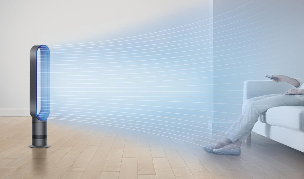 The Dyson Cool Air Multiplier Tower Fan.