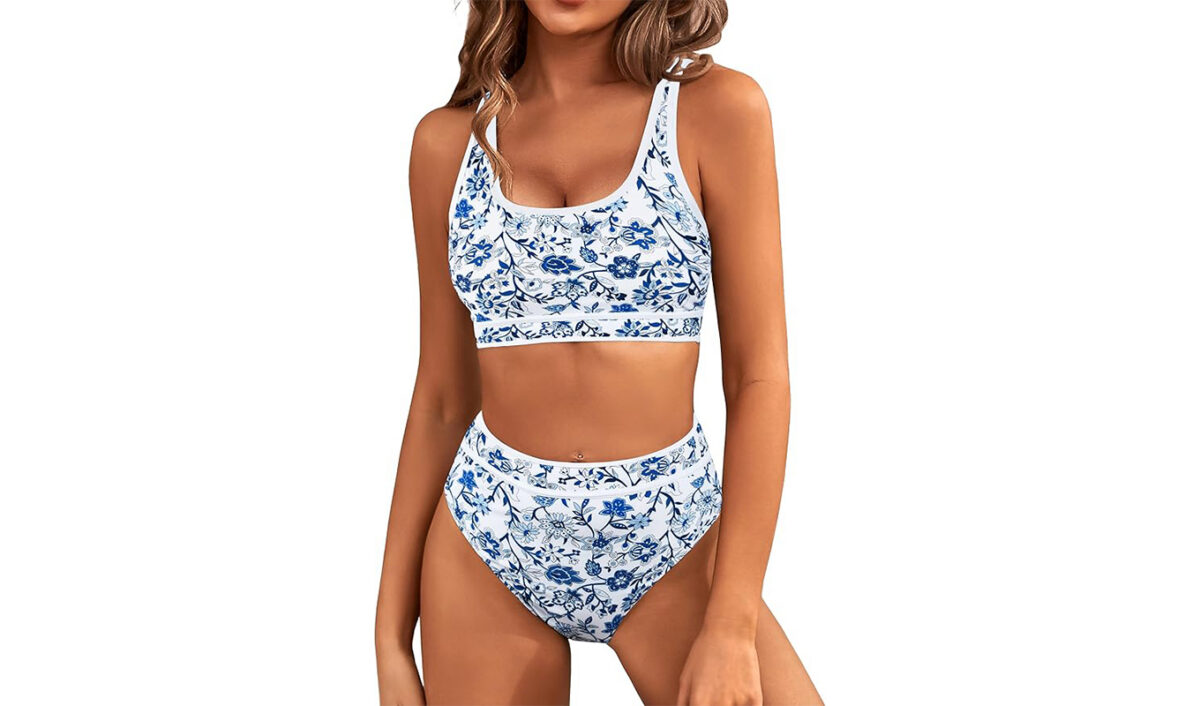 amazon prime day fashion deals: BMJL high waisted bikini