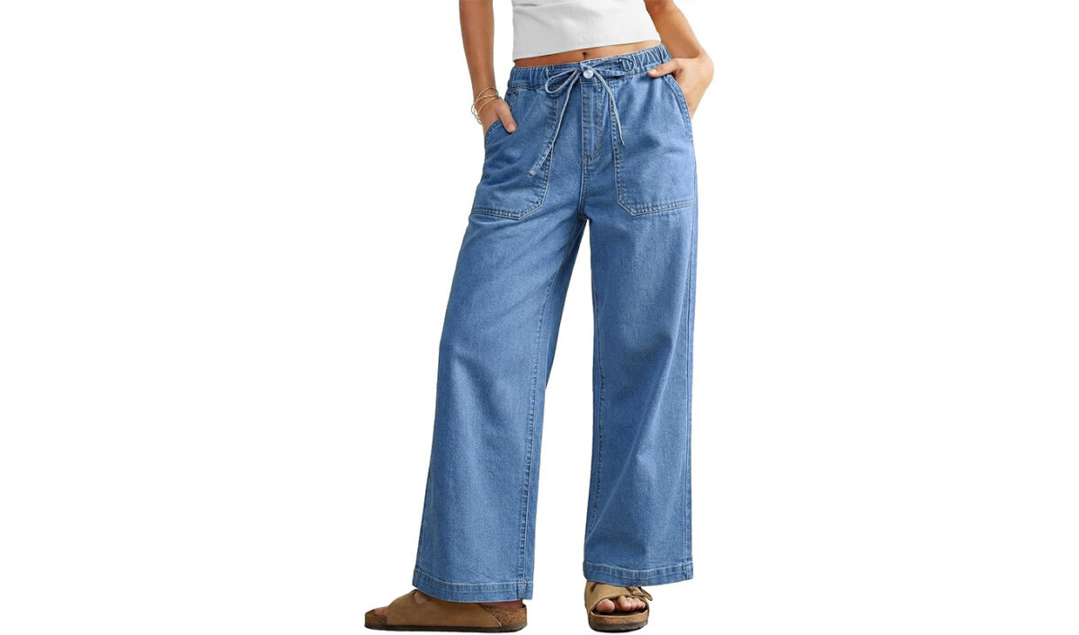 amazon prime day fashion deals: GRAPENT High-Waisted Cotton Jeans