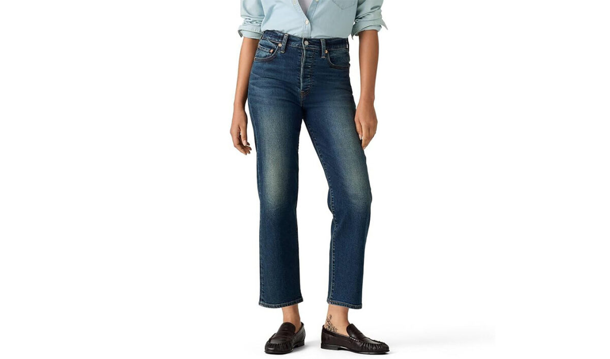 amazon prime day fashion deals Levis Ribcage Straight Jeans 1200x706