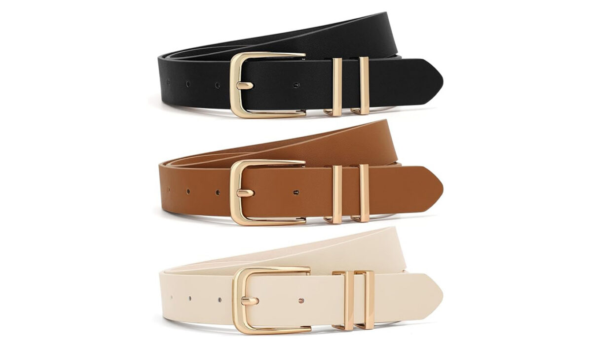 amazon prime day fashion deals: XZQTIVE 3-Pack Belts