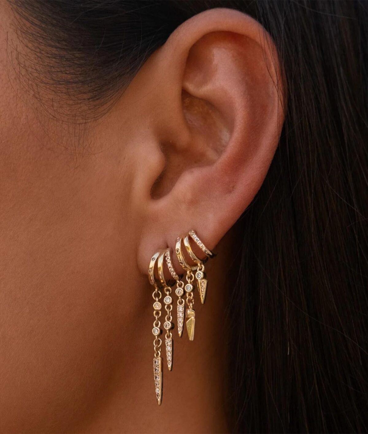 The Aaria London Rio Illusion Earrings.