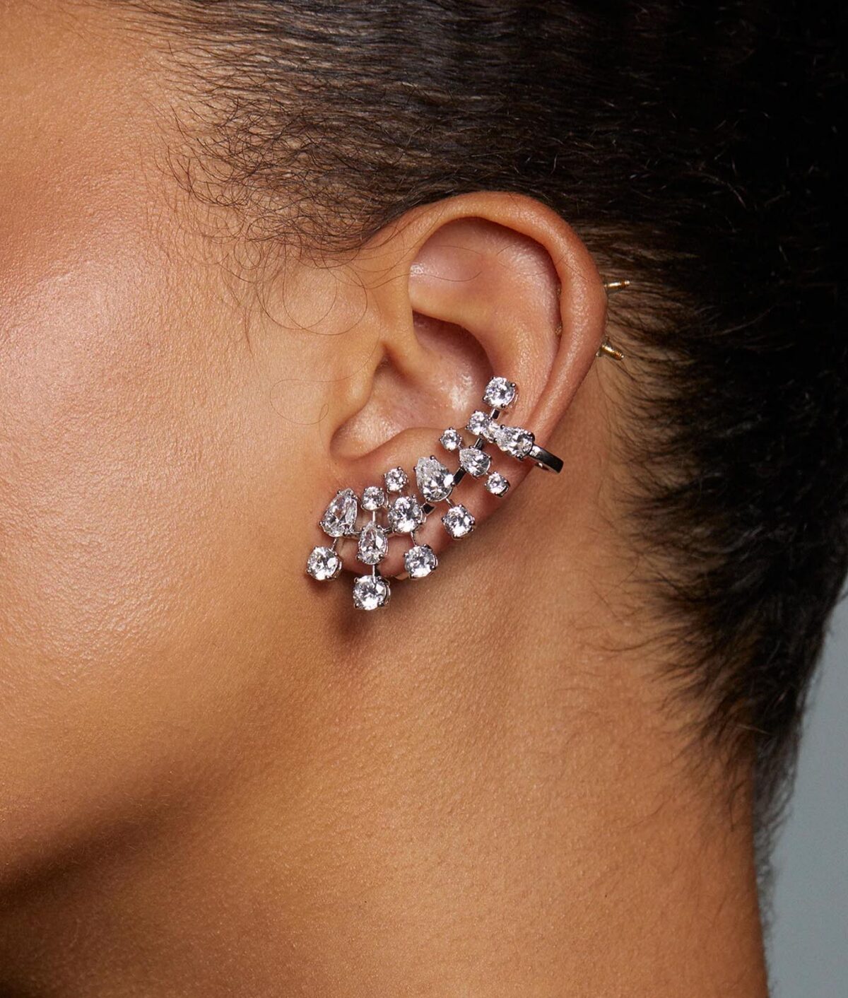 The Nadri Hollywood Cluster Climber Earrings.