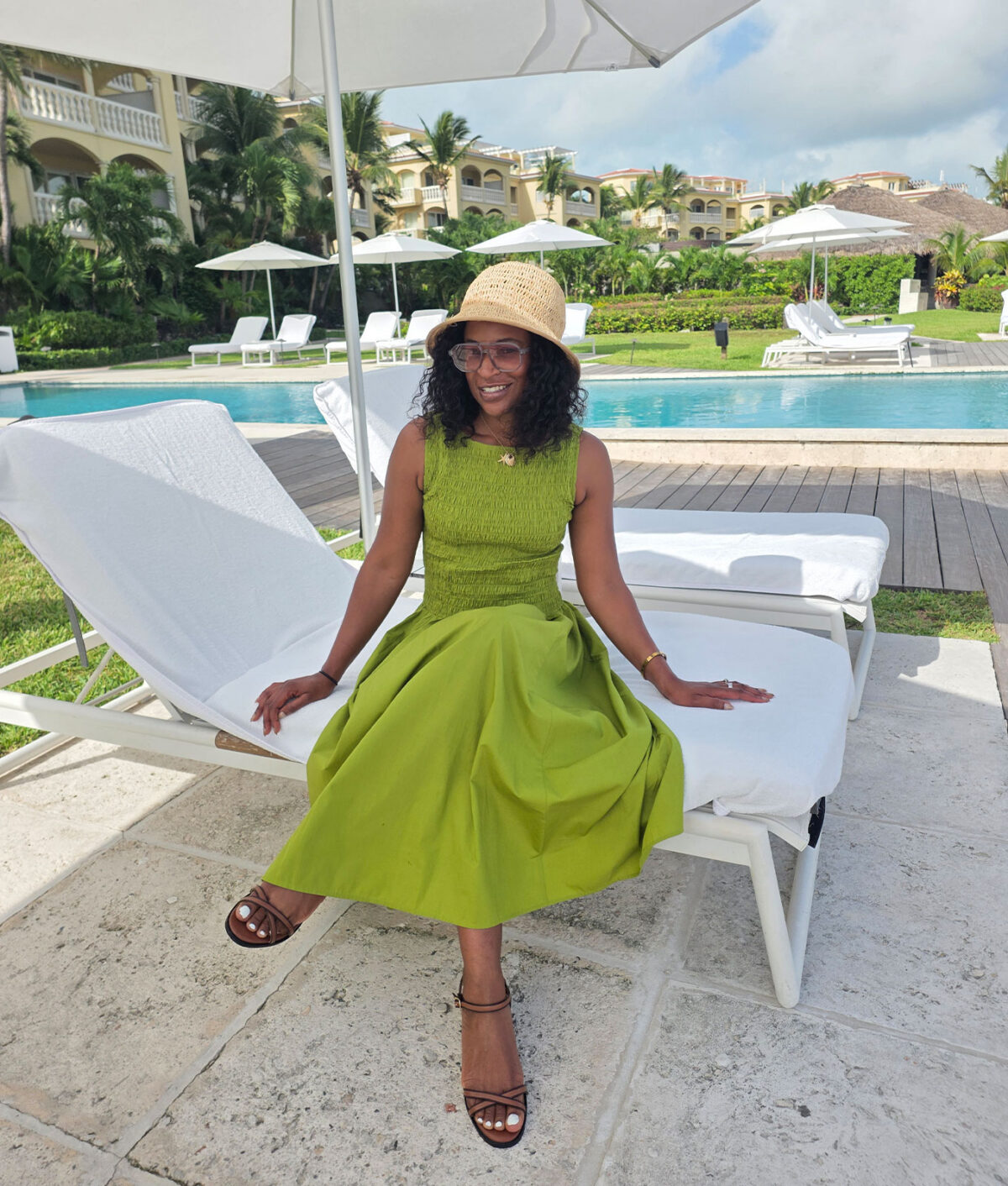 jcrew-smocked-dress-and-vince-hat.