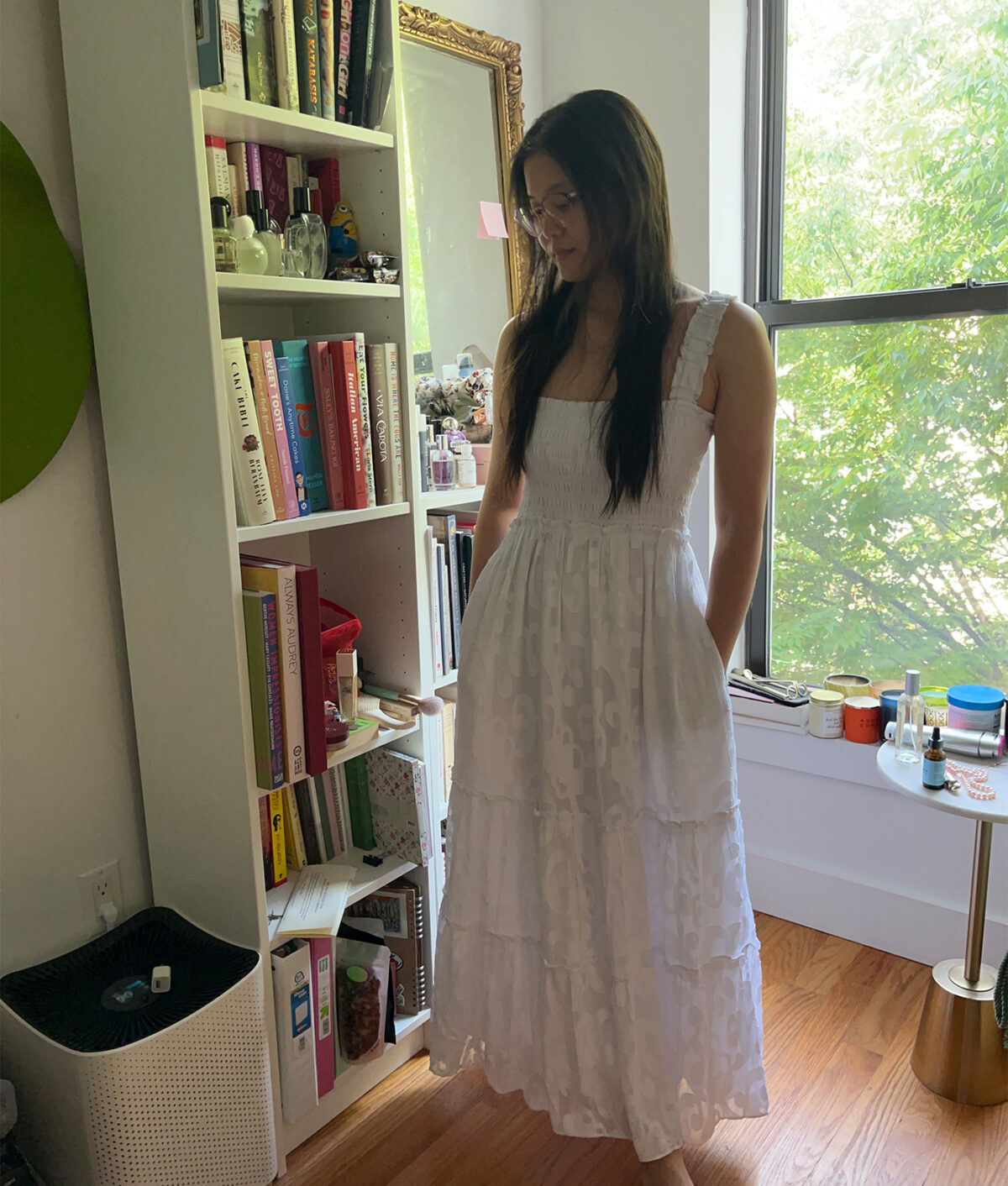 french girl summer vacation shopping list: midi or maxi sundress