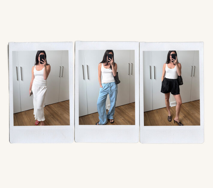 how to style a white tank top cat 710x629