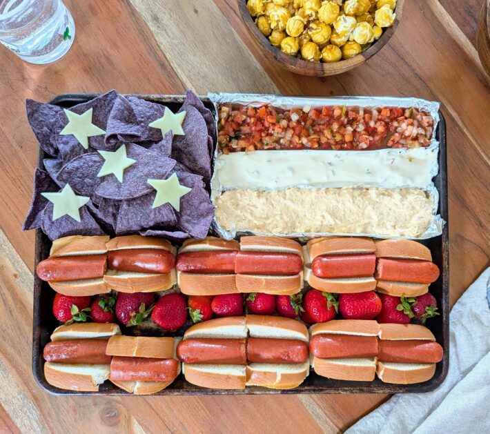 july 4th hot dog board spread 710x629