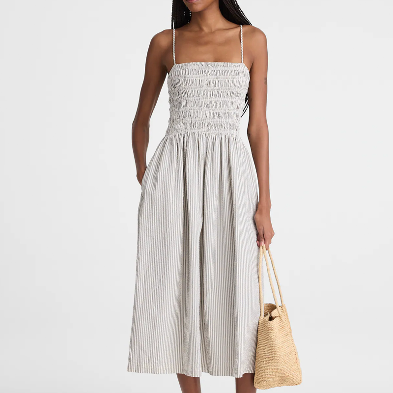 madewell striped dress