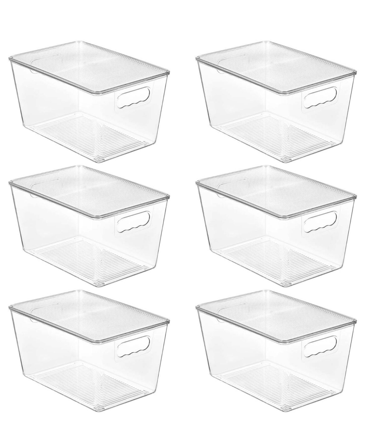 clear storage bins