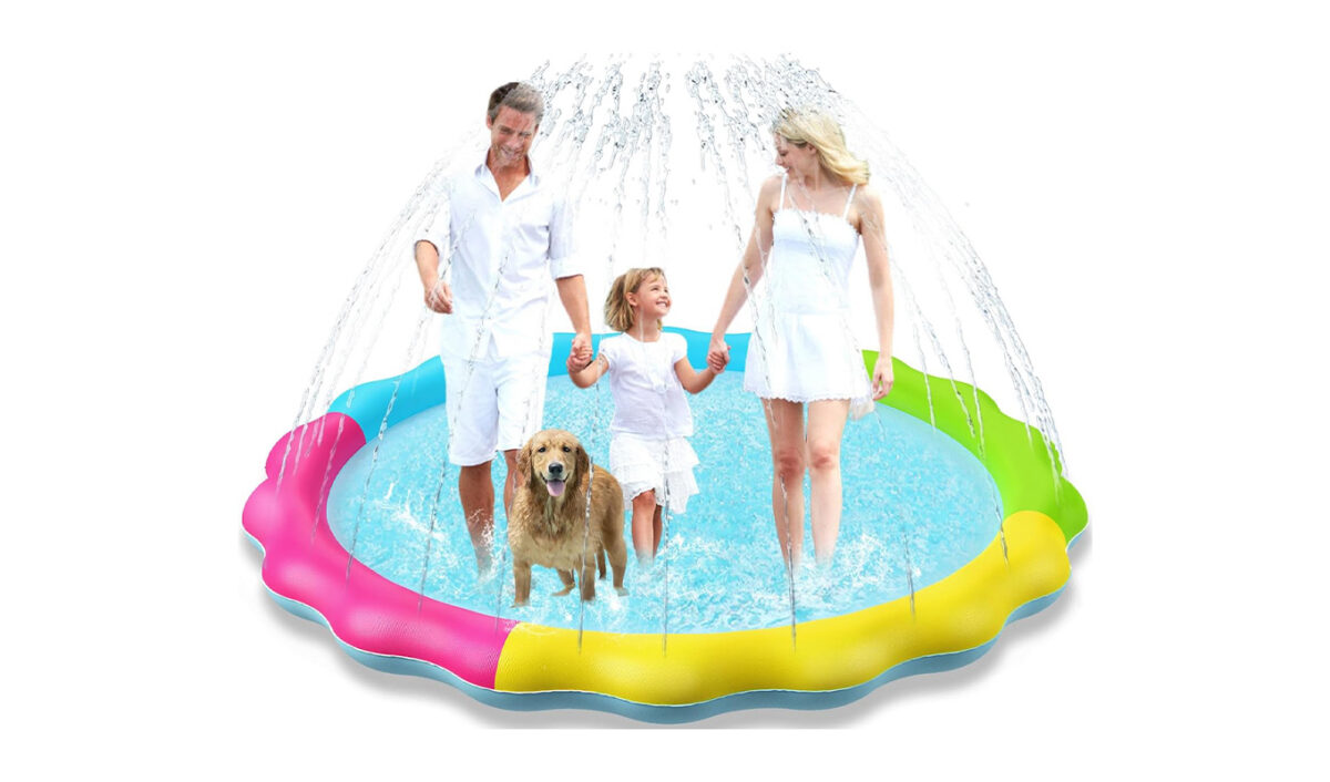 prime day top sellers: Jasonwell Sprinkler Splash Pad
