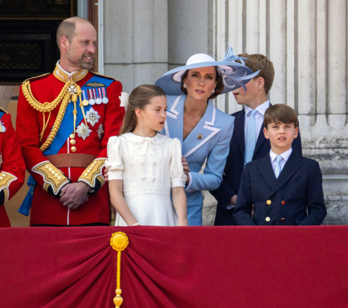 prince william princess charlotte father's day photo