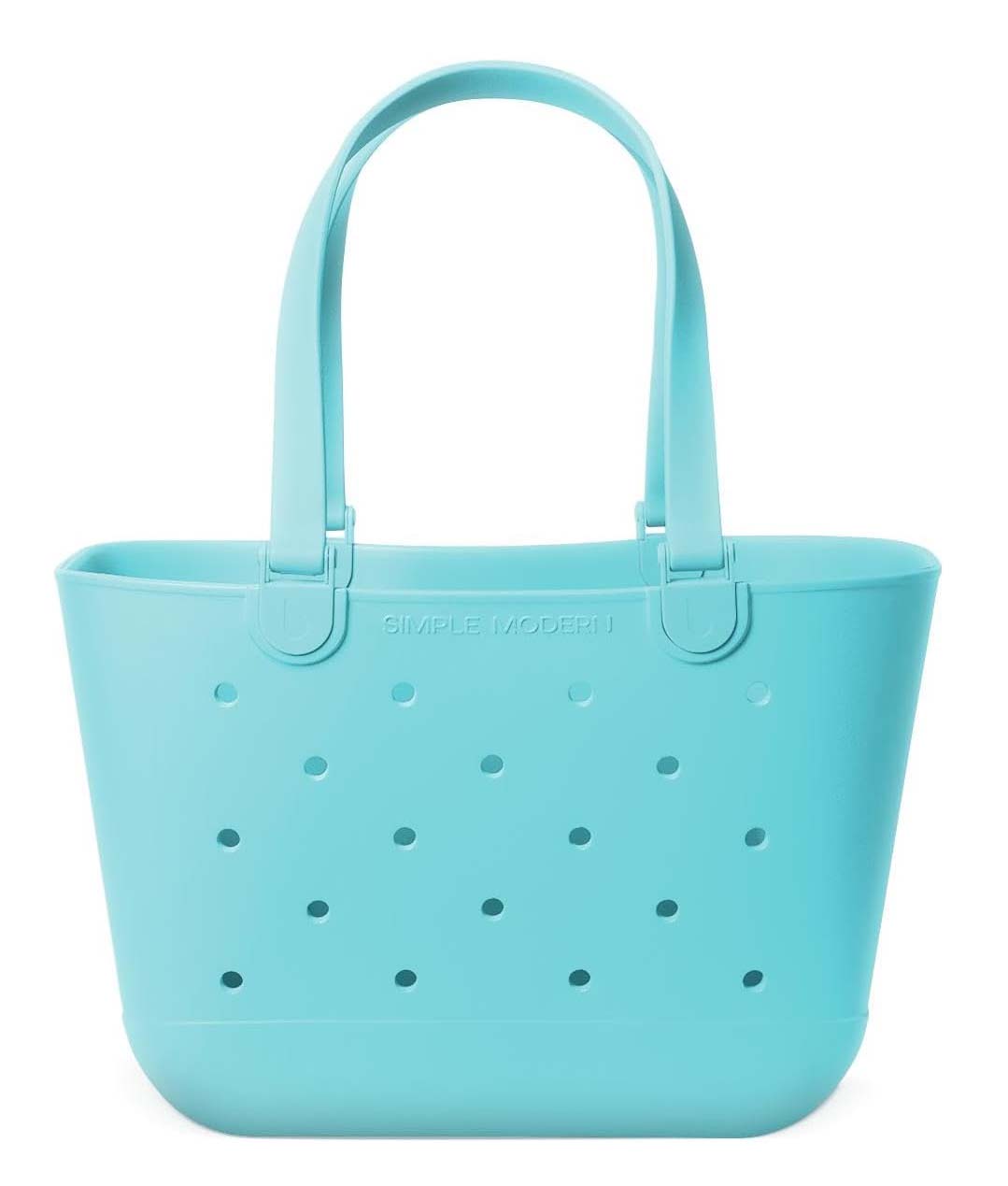 beach bag in blue