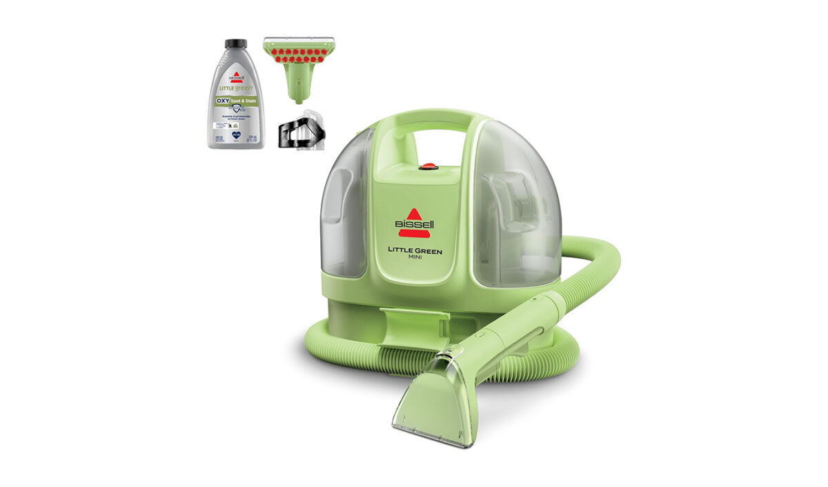 random but useful amazon products on sale: bissell little green mini machine