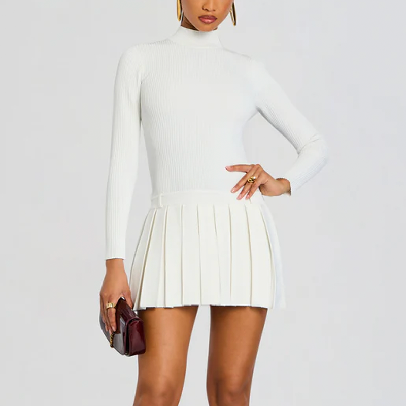 retrofete white mini dress