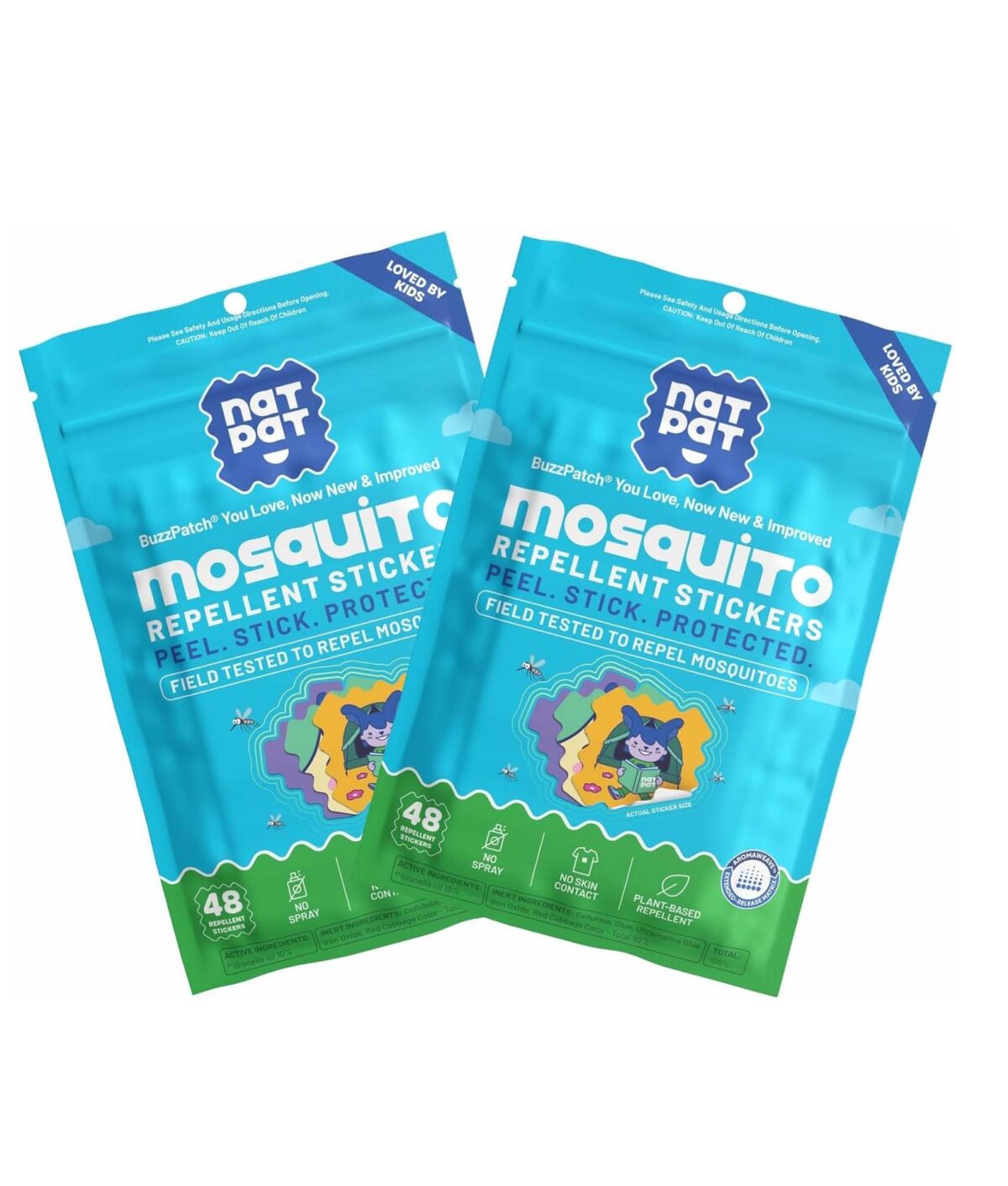mosquito sticker packs