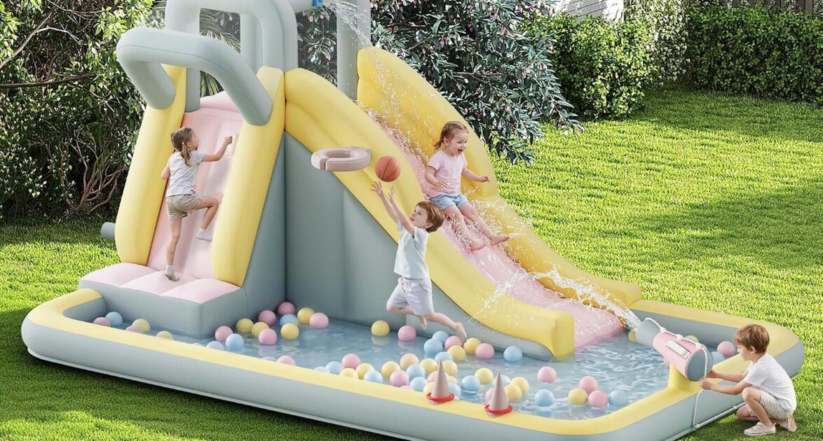 Save 33% on This Epic Inflatable Water Slide & Bounce House for Amazon Prime Day
