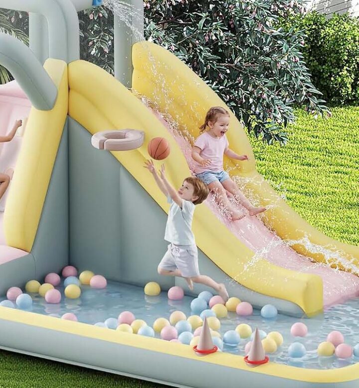 water slide bounce house