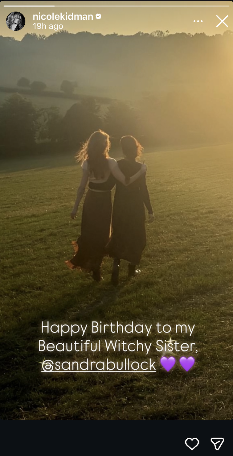 Nicole Kidman Sandra Bullock Birthday Tribute