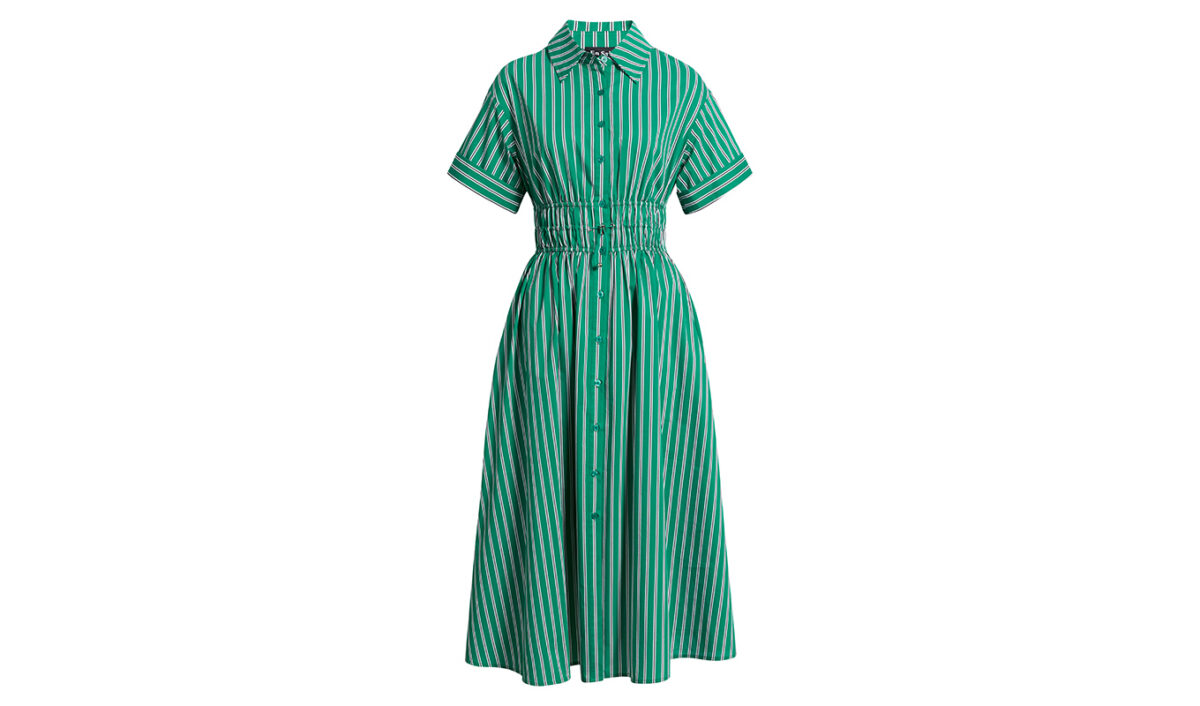 The En Saison Stripe Shirtdress.