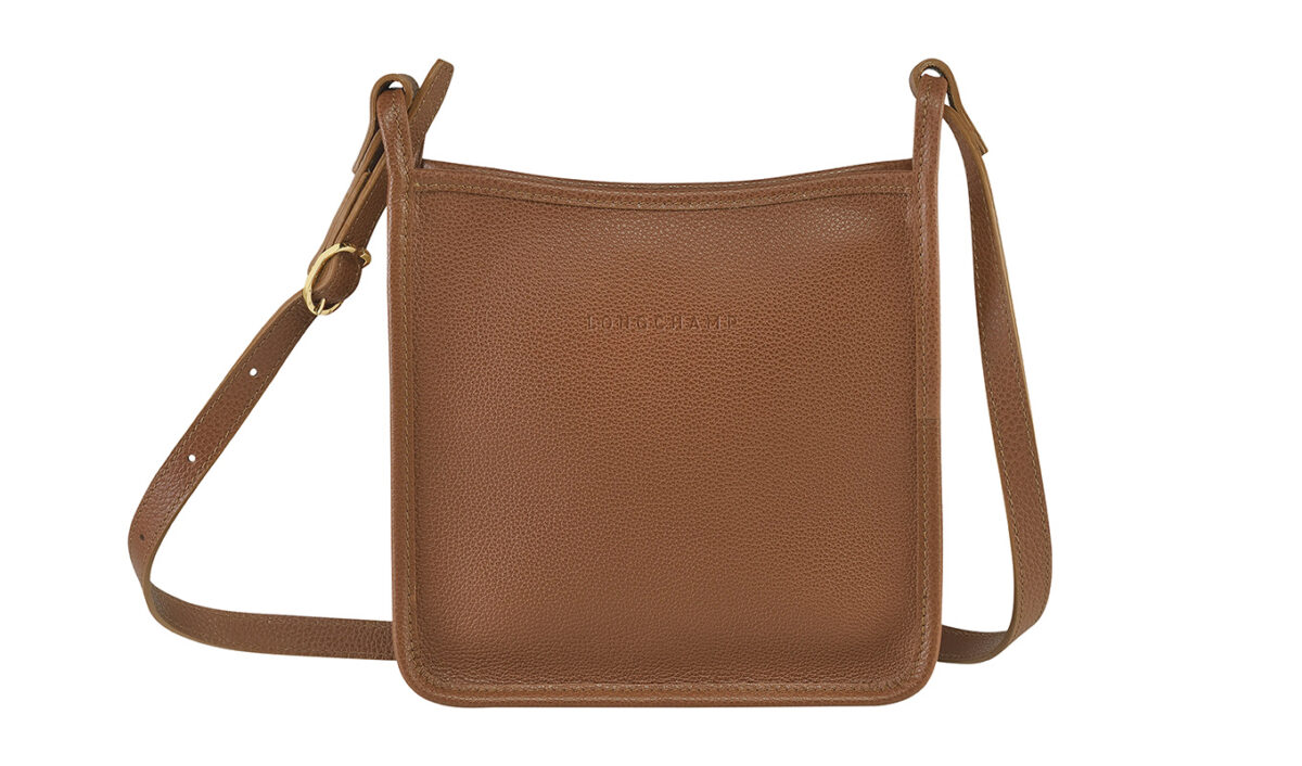 The Longchamp Le Foulonné Leather Crossbody Bag.