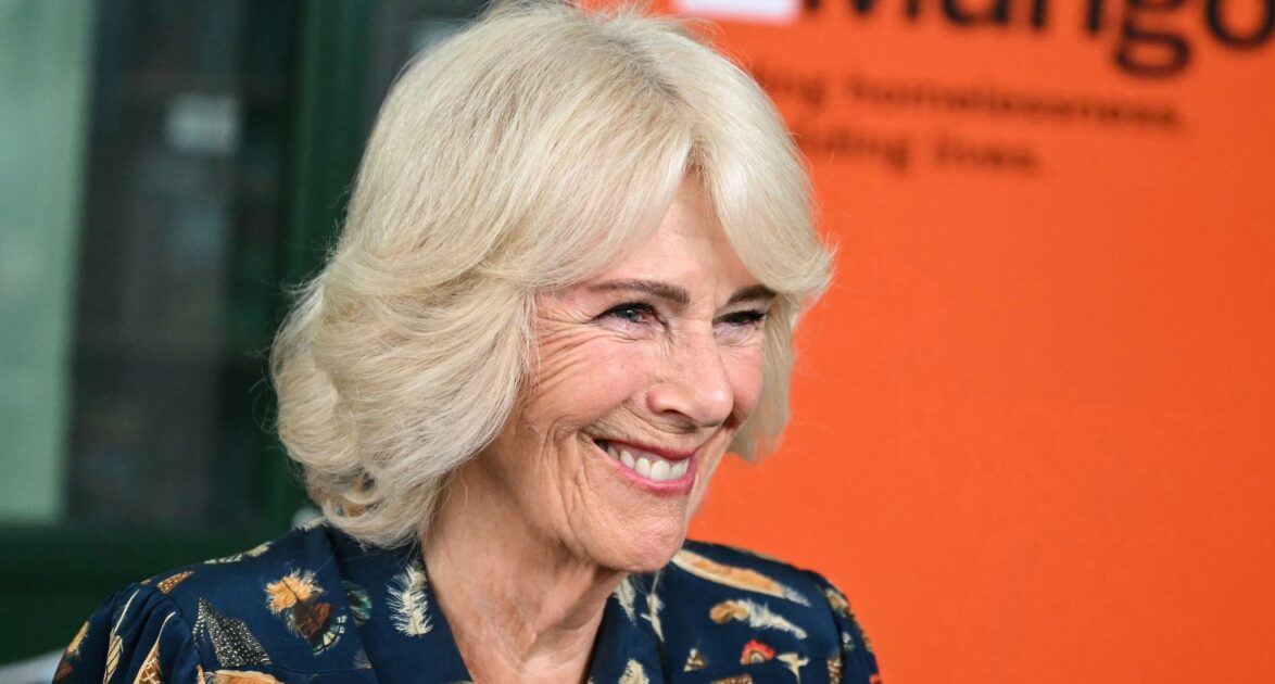 Queen Camilla Is Absolutely Covered in Lemurs in This Adorable New Clip