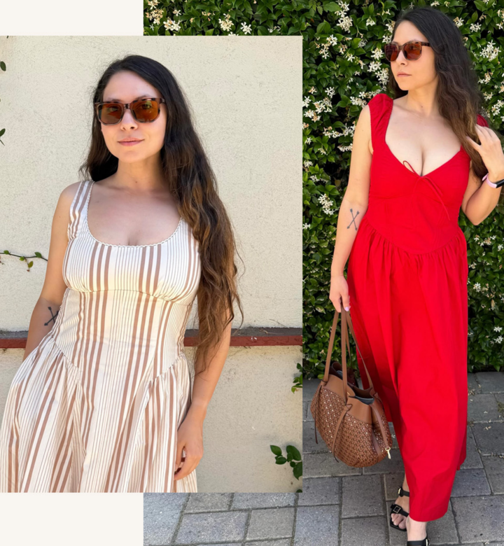 Abercrombie & Fitch Bra-Free Dress Review: Original photos of Stephanie Maida