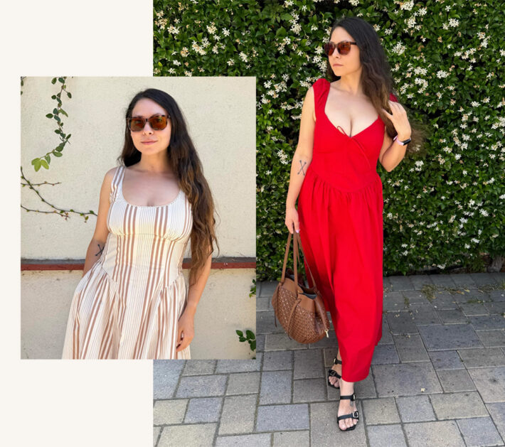Abercrombie & Fitch Bra-Free Dress Review: Original photos of Stephanie Maida