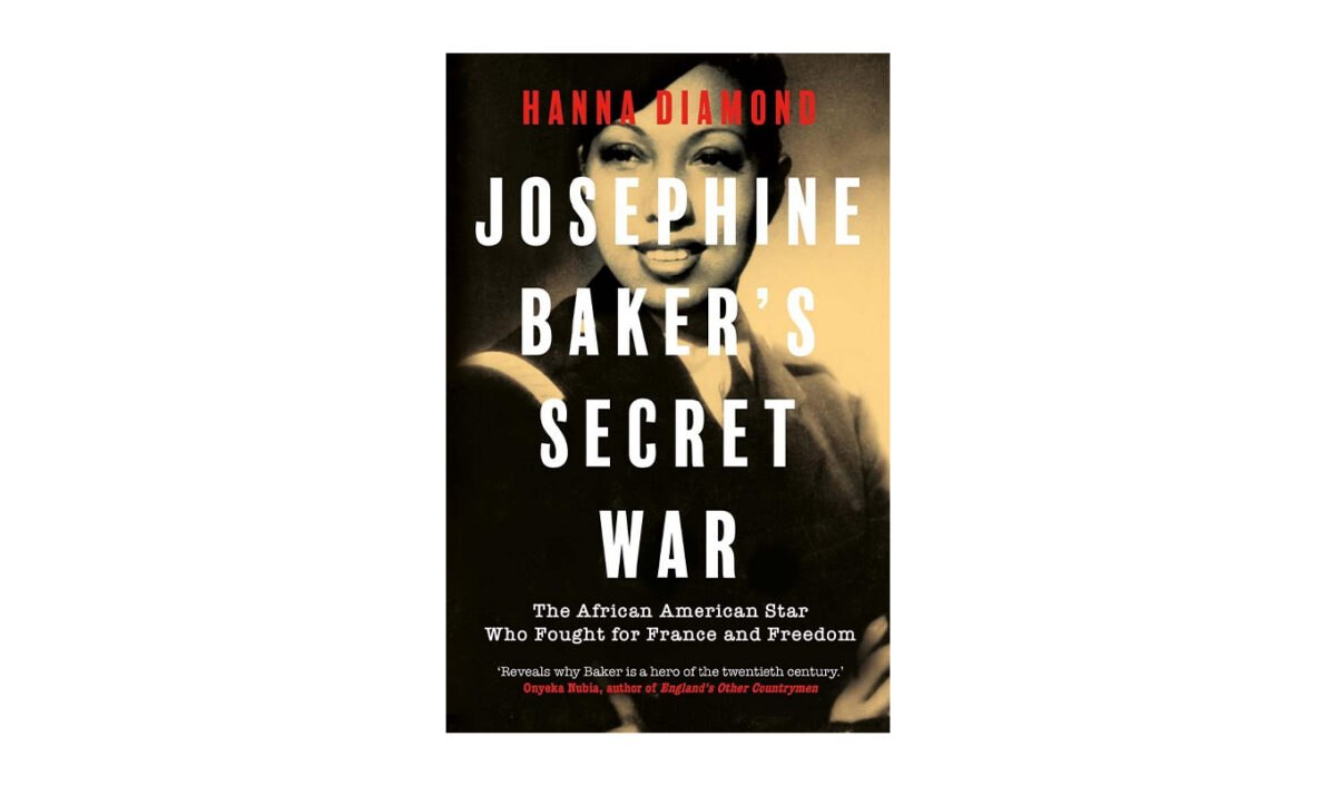 beach bag biography reads: josephine baker's secret war
