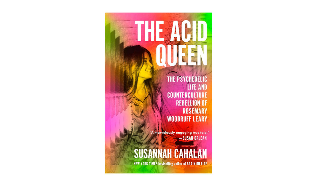 beach bag biography reads: the acid queen