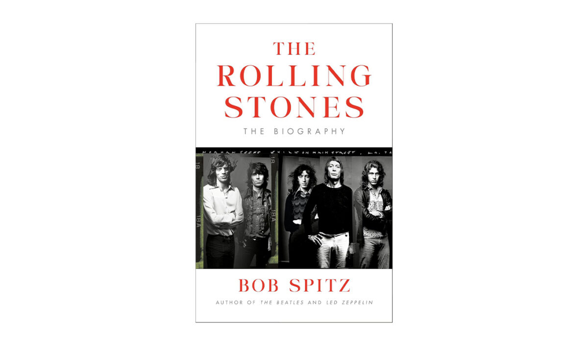 beach bag biography reads: the rolling stones: the biography