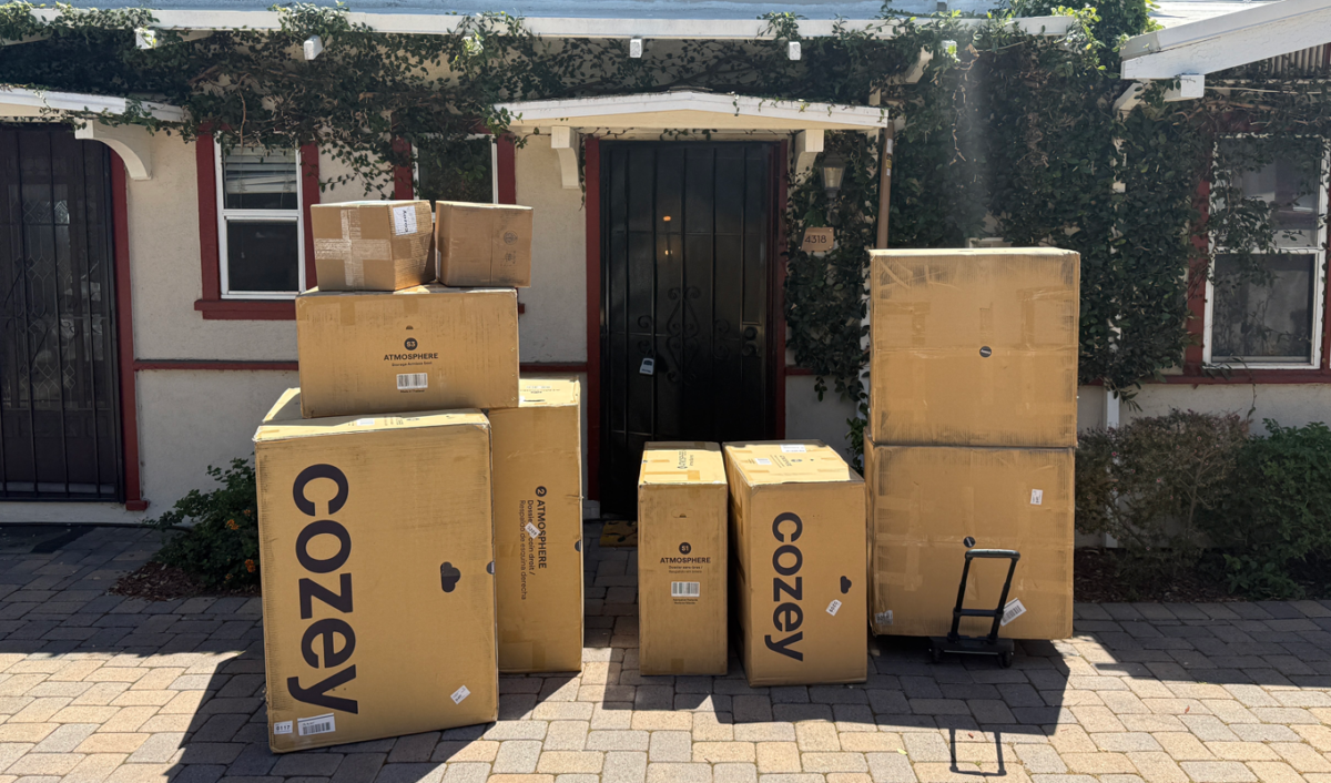 Cozey Atmosphere Sofa Review: Original photo of Cozey boxes by Stephanie Maida